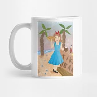 At the beach Tiki bar Mug